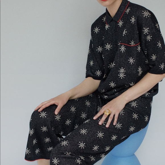 Zara Printed Sweater Top - Picture 12 of 13